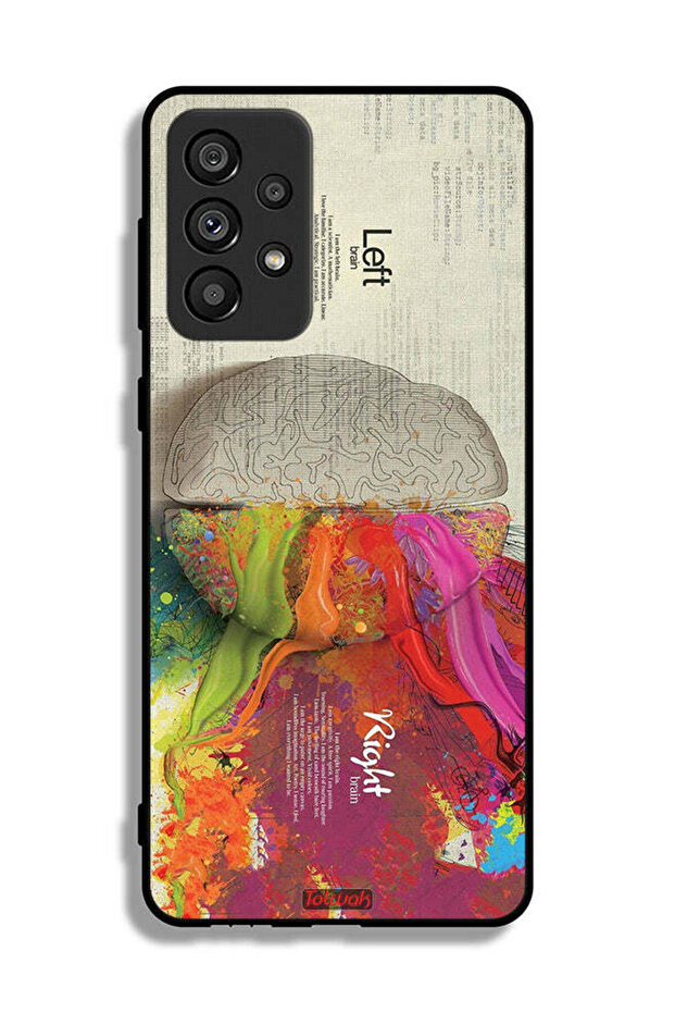 Samsung Galaxy A73 5G Protective Case Cover Abstract Brain Science Artwork