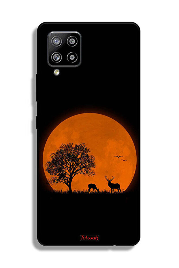 Samsung Galaxy A42 5G Protective Case Cover Evening Moon Art