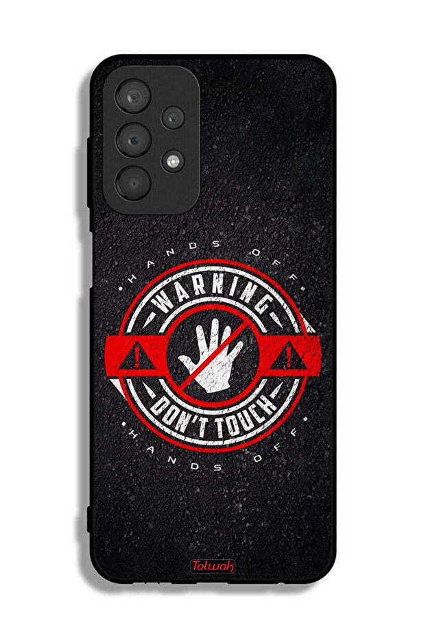 Samsung Galaxy A23 Protective Case Cover Warning Do Not Touch