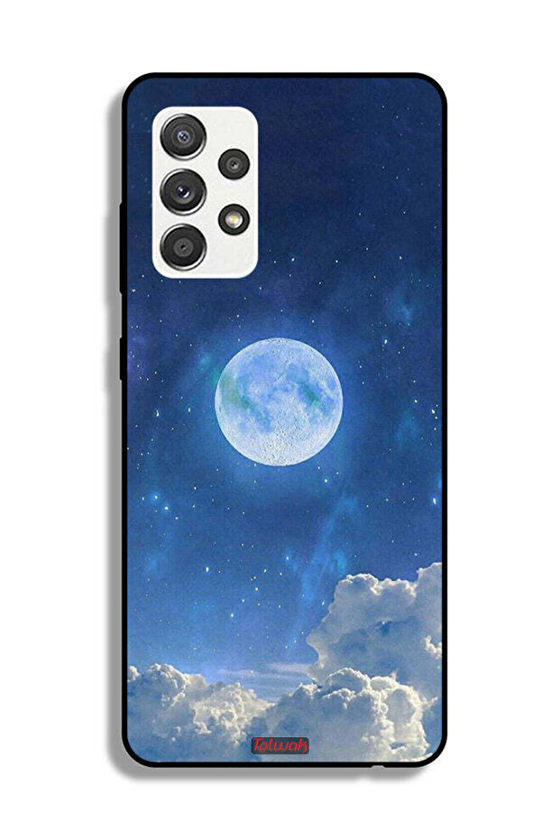 Samsung Galaxy A32 5G Protective Case Cover Moon Clouds