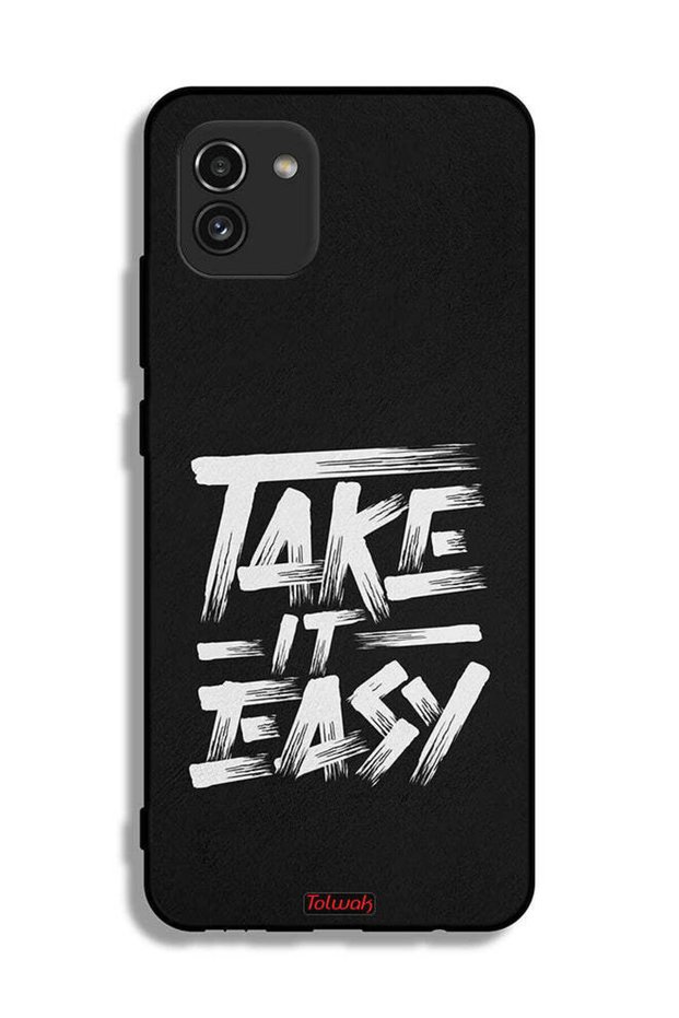 غطاء حماية لهاتف Samsung Galaxy A03 - Take It Easy