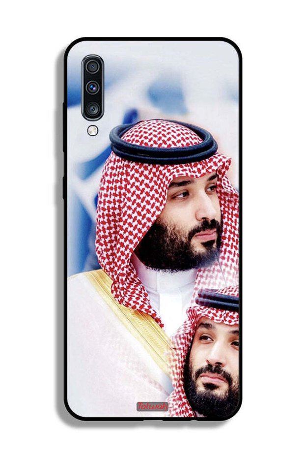غطاء حماية لهاتف سامسونج جالكسي A70 محمد بن سلمان