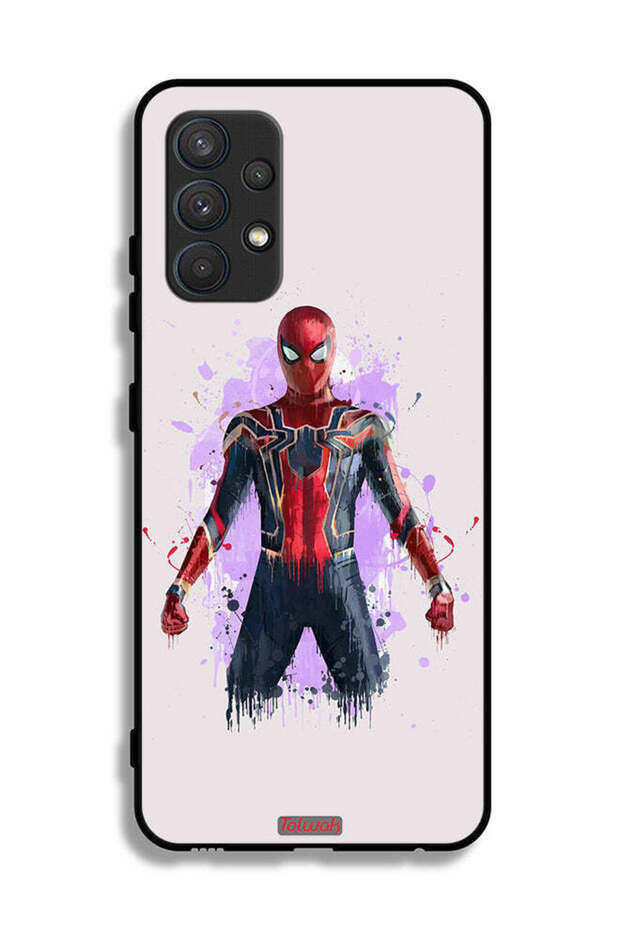 Samsung Galaxy A32 4G Protective Case Cover Iron Spider Artwork