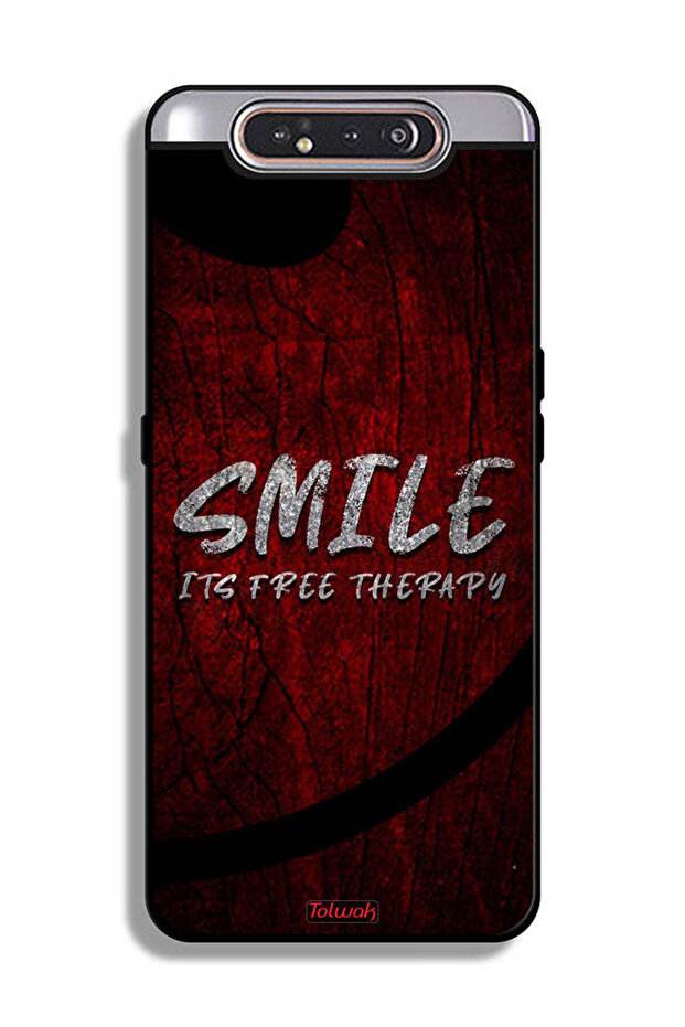 Samsung Galaxy A80 Protective Case Cover Smile Its Free Therapy