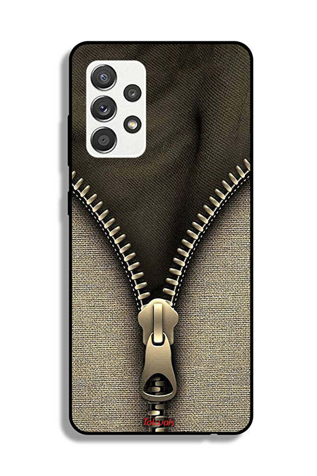 Samsung Galaxy M32 5G Protective Case Cover Zip Pattern