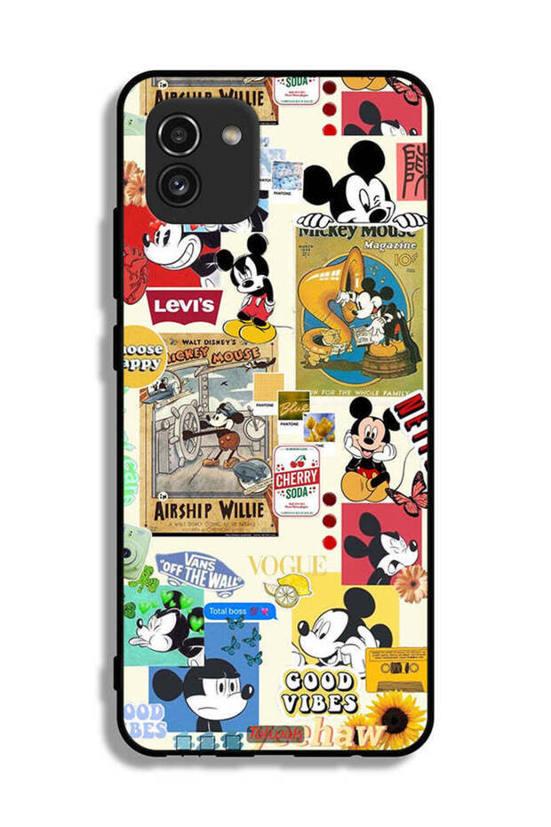 Samsung Galaxy A03 Protective Case Cover Chose Happy And Stickers