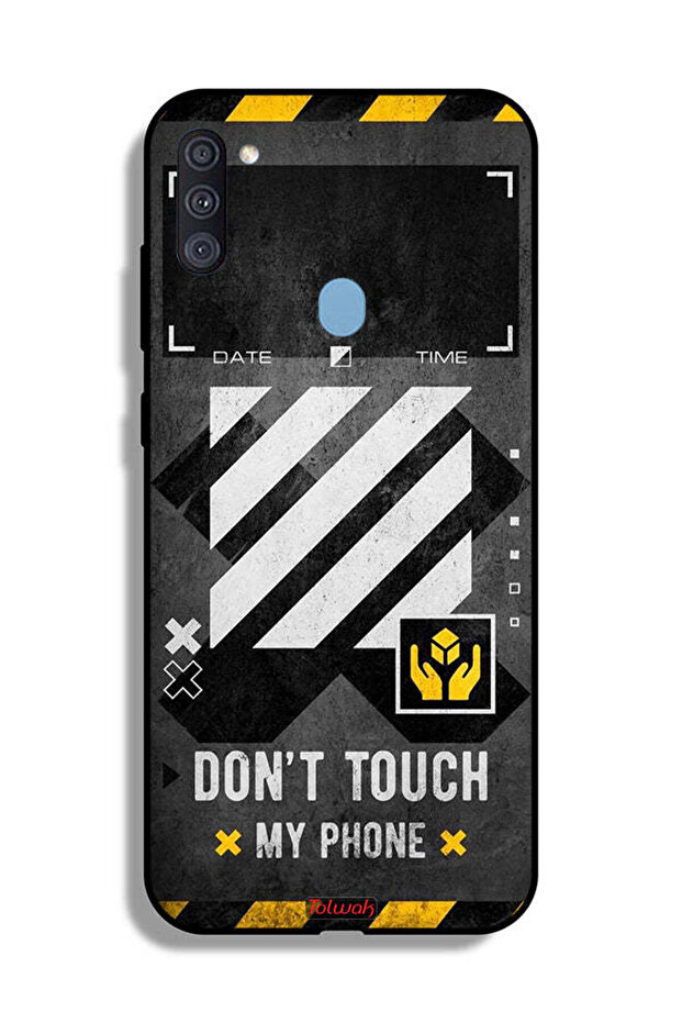 Samsung Galaxy A11 Protective Case Cover Do Not Touch My Phone