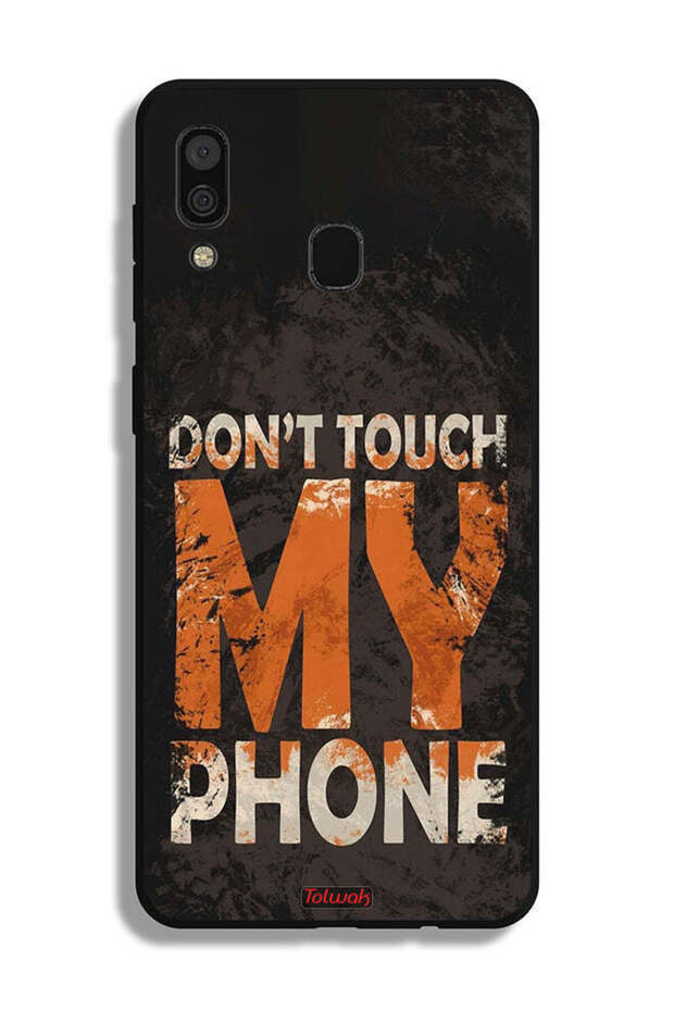 Samsung Galaxy A20 Protective Case Cover Do Not Touch My Phone