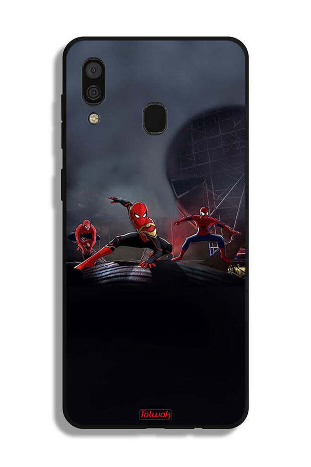 Samsung Galaxy A20 Protective Case Cover Three Spiders