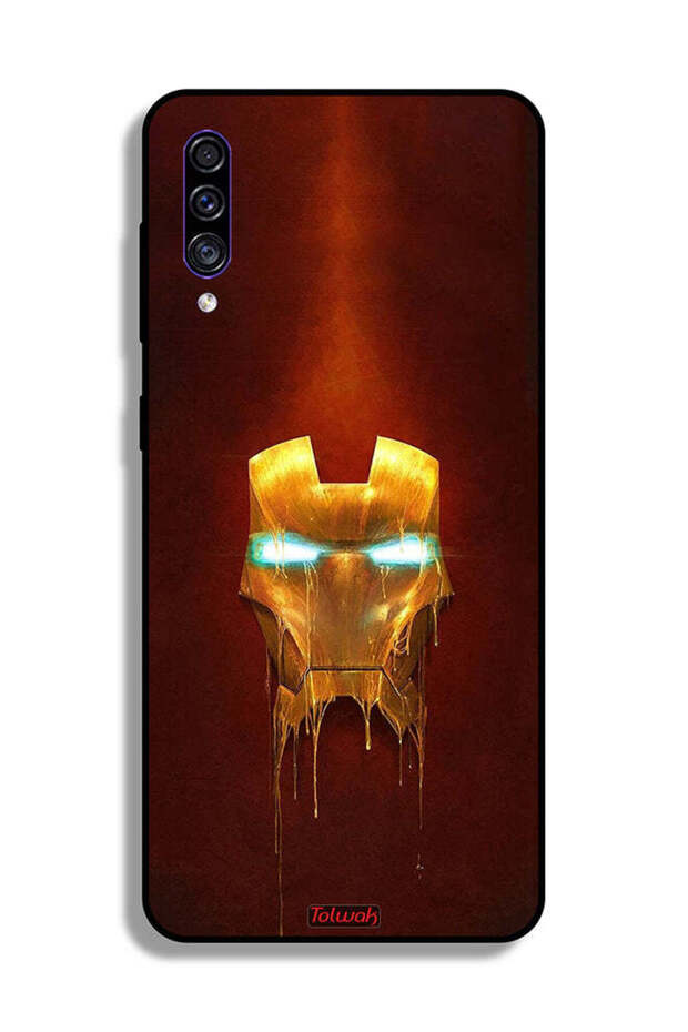 غطاء حماية لهاتف سامسونج جالكسي A50s من Iron Man Marvel Comics
