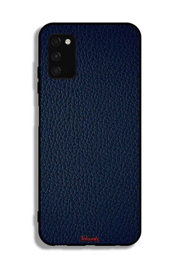 غطاء حماية جلدي بنمط لهاتف Samsung Galaxy A03s