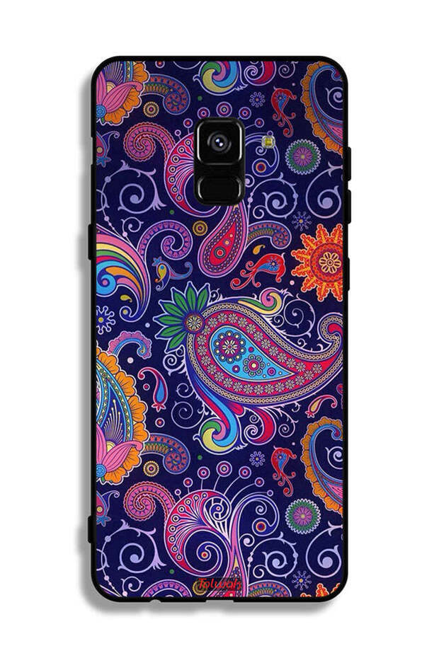 غطاء حماية لهاتف Samsung Galaxy A8 Plus (2018) بنمط فن الماندالا