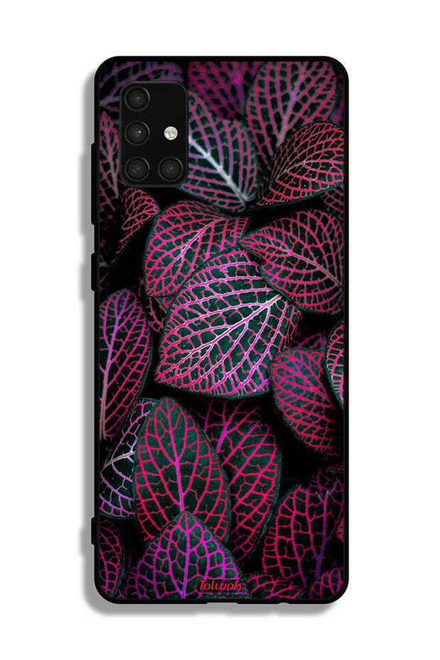 Samsung Galaxy A71 4G Protective Case Cover Salja Leaves