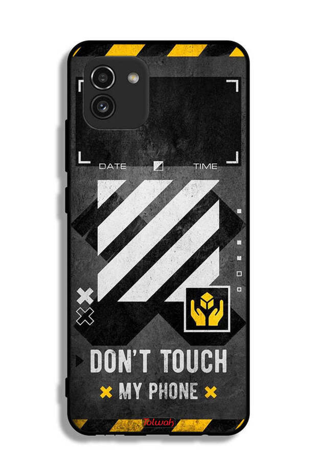 Samsung Galaxy A03 Protective Case Cover Do Not Touch My Phone