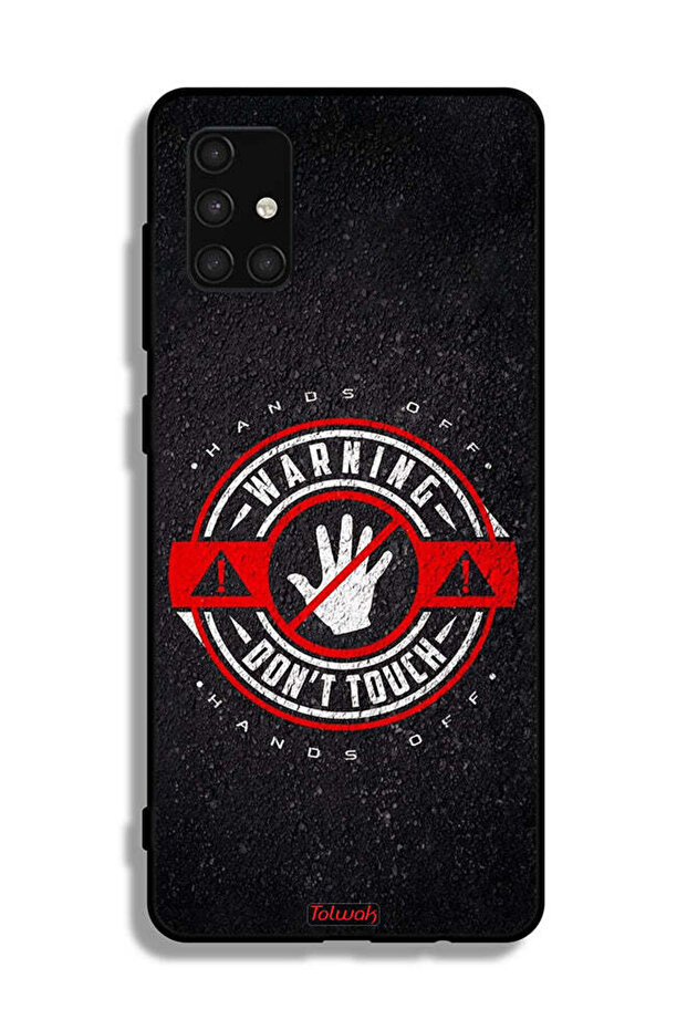 Samsung Galaxy A71 4G Protective Case Cover Warning Do Not Touch