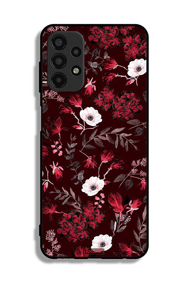 Samsung Galaxy A13 4G Protective Case Cover Small Flowers And Tropical Leaves