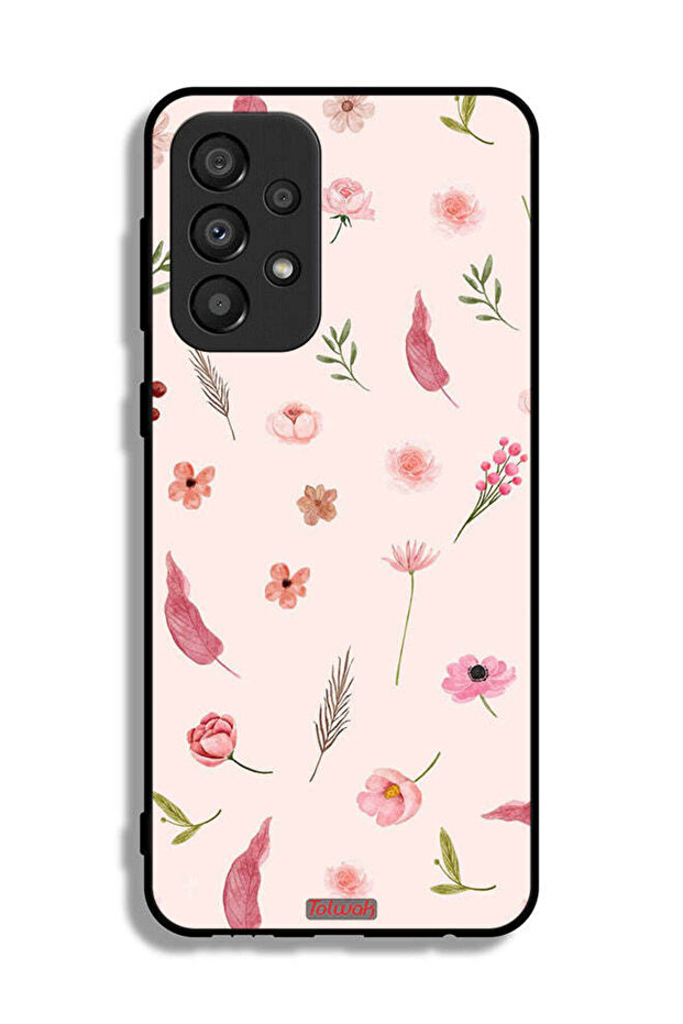 Samsung Galaxy A33 5G Protective Case Cover Leaves And Roses Pattern