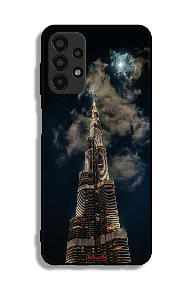 Samsung Galaxy A13 4G Protective Case Cover Burj Khalifa In Night
