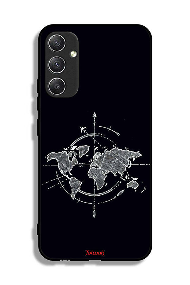 Samsung Galaxy A34 5G Protective Case Cover Compass Art