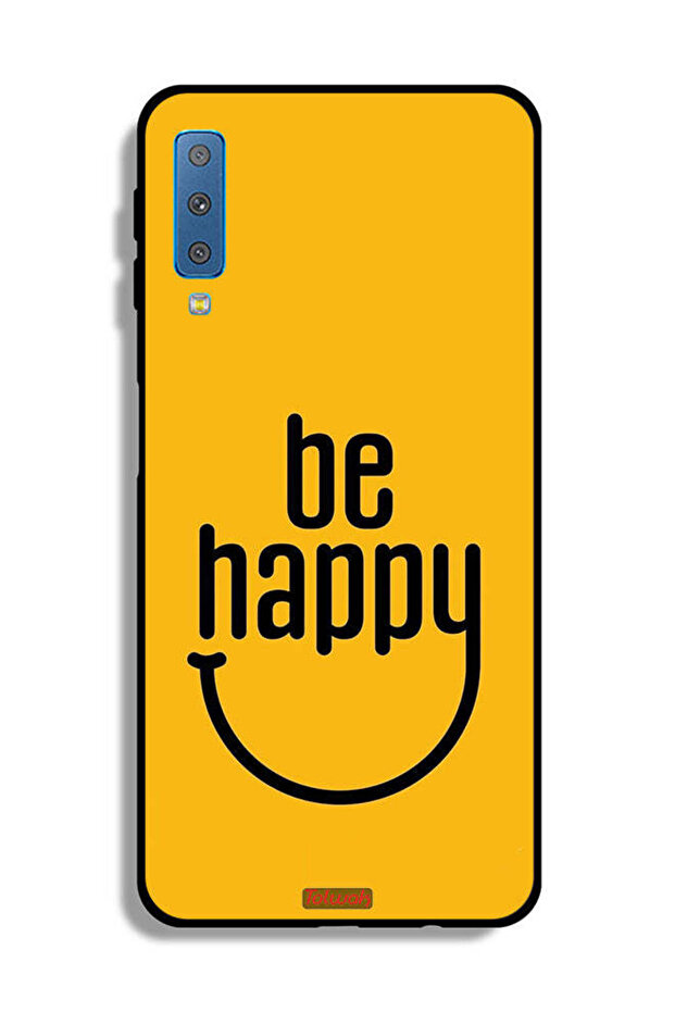 غطاء حماية لهاتف Samsung Galaxy A7 (2018) - كن سعيدًا
