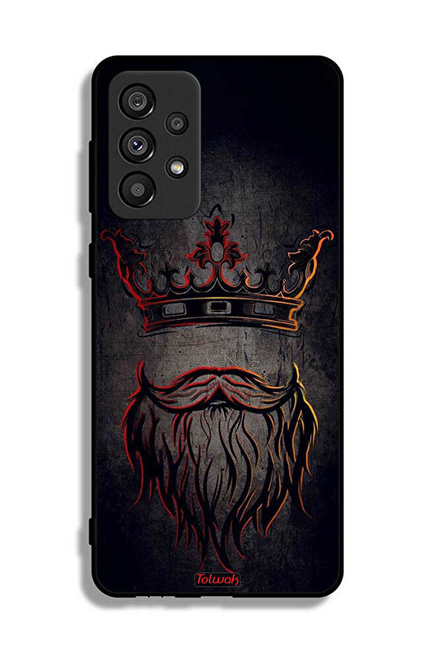 غطاء حماية لهاتف Samsung Galaxy A73 5G بتصميم King Artwork