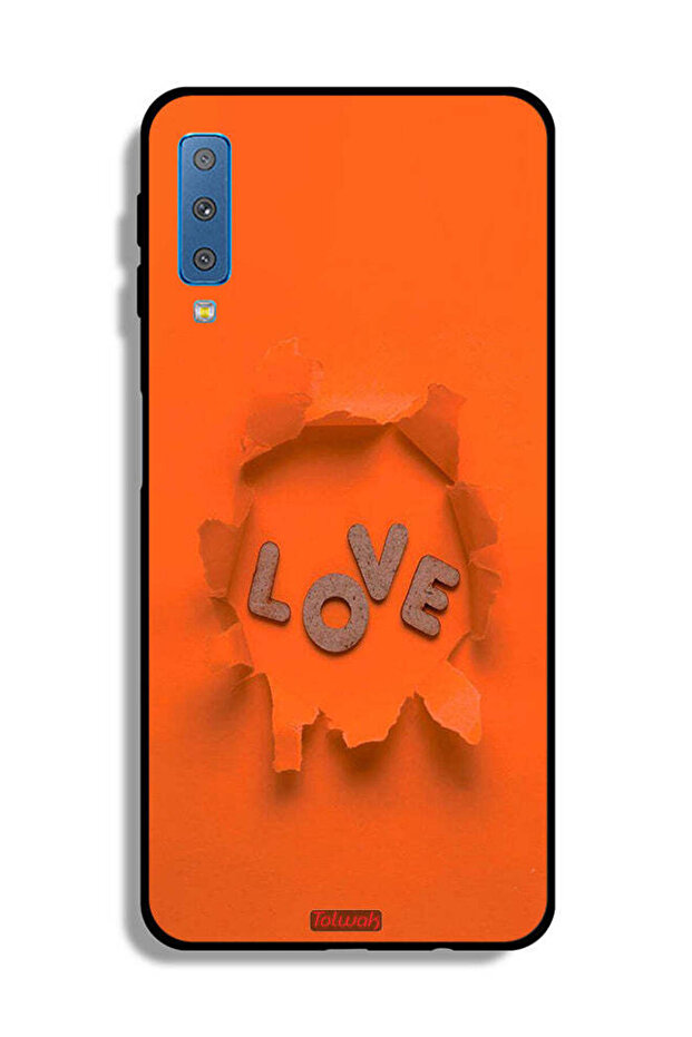 غطاء حماية لهاتف Samsung Galaxy A7 (2018) - Love