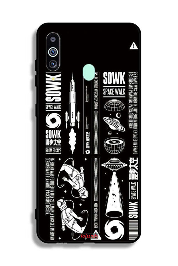 غطاء حماية لهاتف Samsung Galaxy A60 ملصق Sowk Space Walk