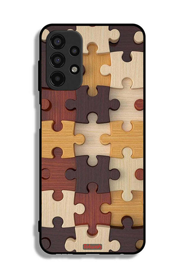 Samsung Galaxy A13 4G Protective Case Cover Wooden Pattern