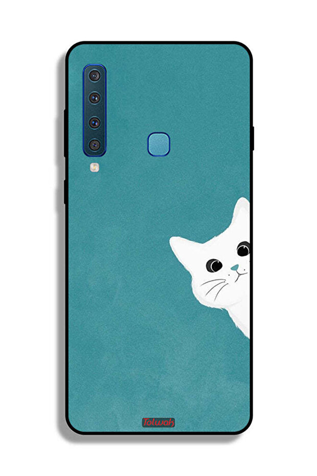 غطاء حماية لهاتف Samsung Galaxy A9 (2018) بتصميم قطة