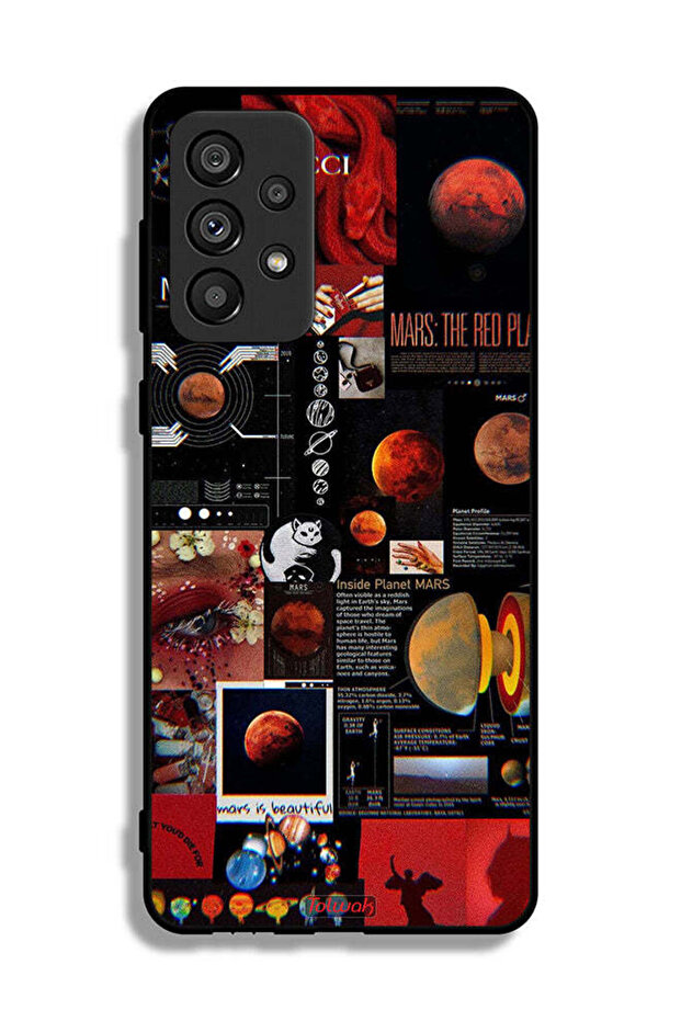 غطاء حماية لهاتف Samsung Galaxy A73 5G بتصميم Mars Art