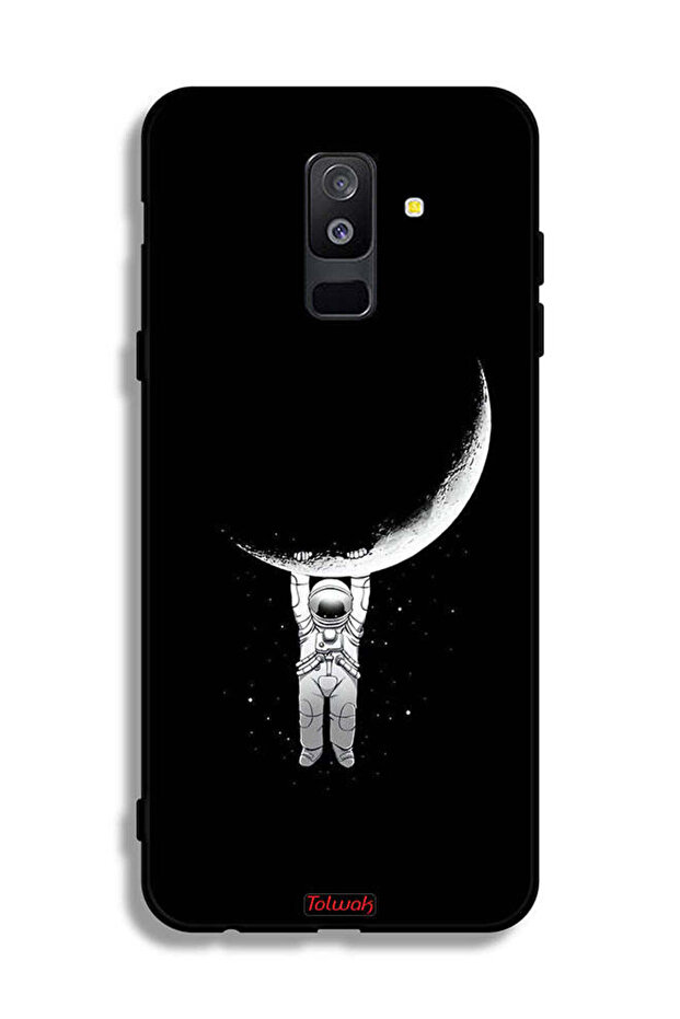 Samsung Galaxy A6 Plus (2018) Protective Case Cover Hanging From Moon