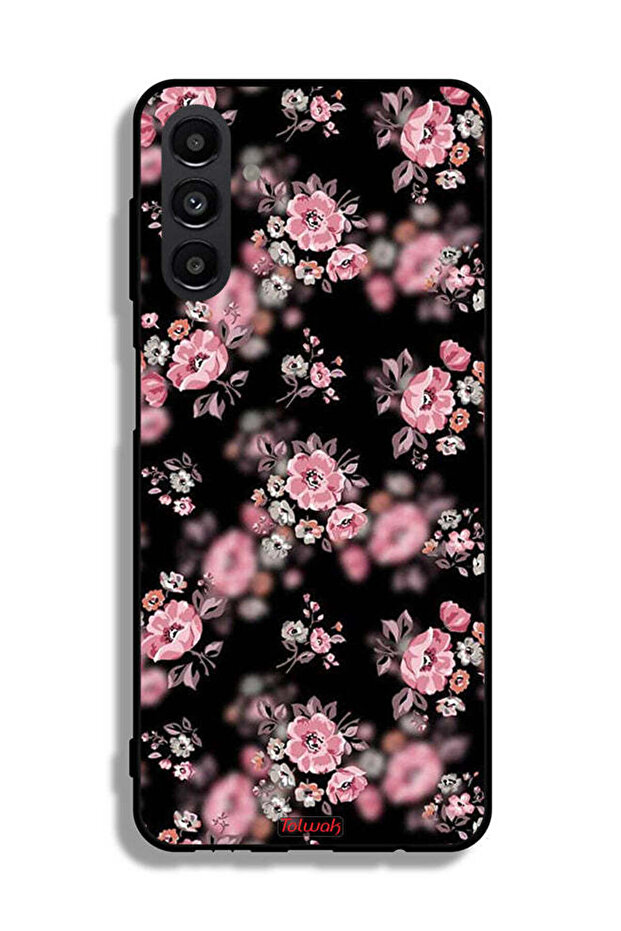 غطاء واقي لغطاء الحماية Samsung Galaxy A13 A13 5G بنقشة زهور عمودية