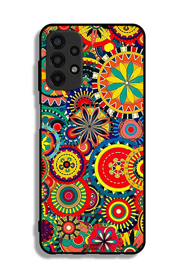 Samsung Galaxy A13 4G Protective Case Cover Colorful Mandala Pattern