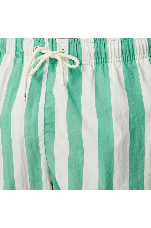 Medium Drawstring Erkek Yeşil Mayo - 7