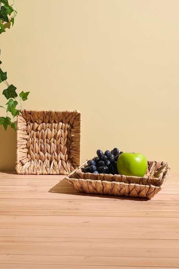 Cliento 3-Piece Square Wicker Presentation Set - 1