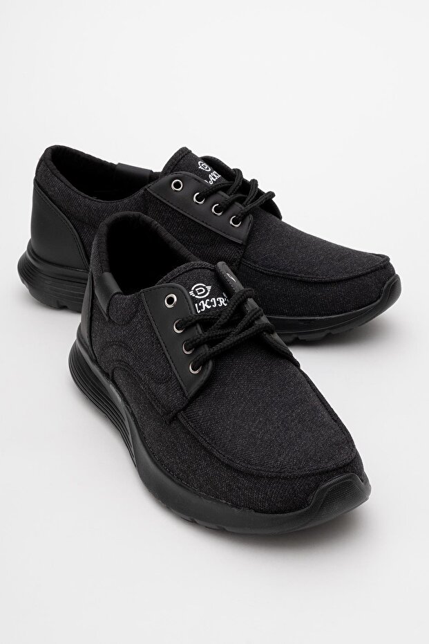 Men's Denim Shoes Black Black