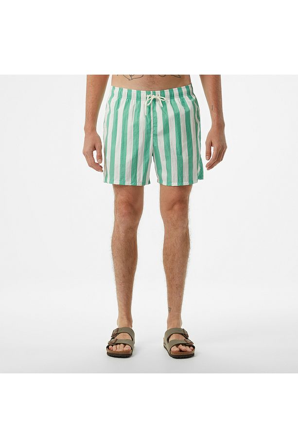 Medium Drawstring Erkek Yeşil Mayo - 5