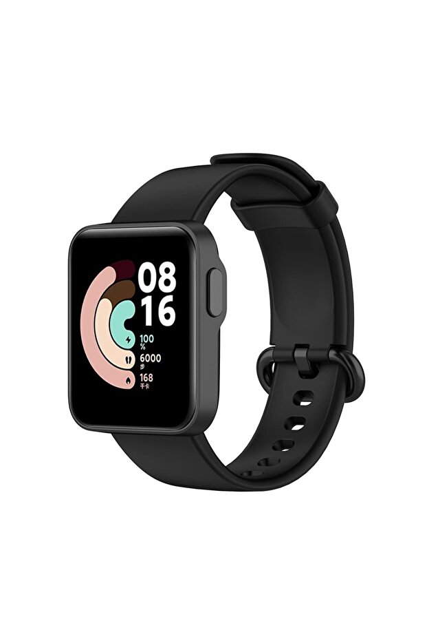Xiaomi MI Lite /Redmi Band | Silicone Band+Matching case | Black