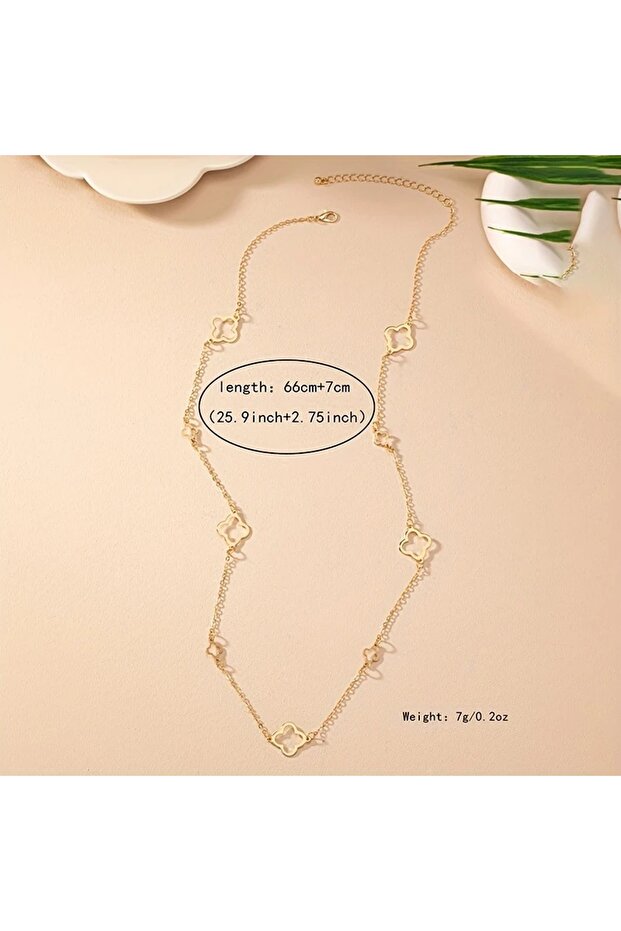 uzun yonca kolye - 2