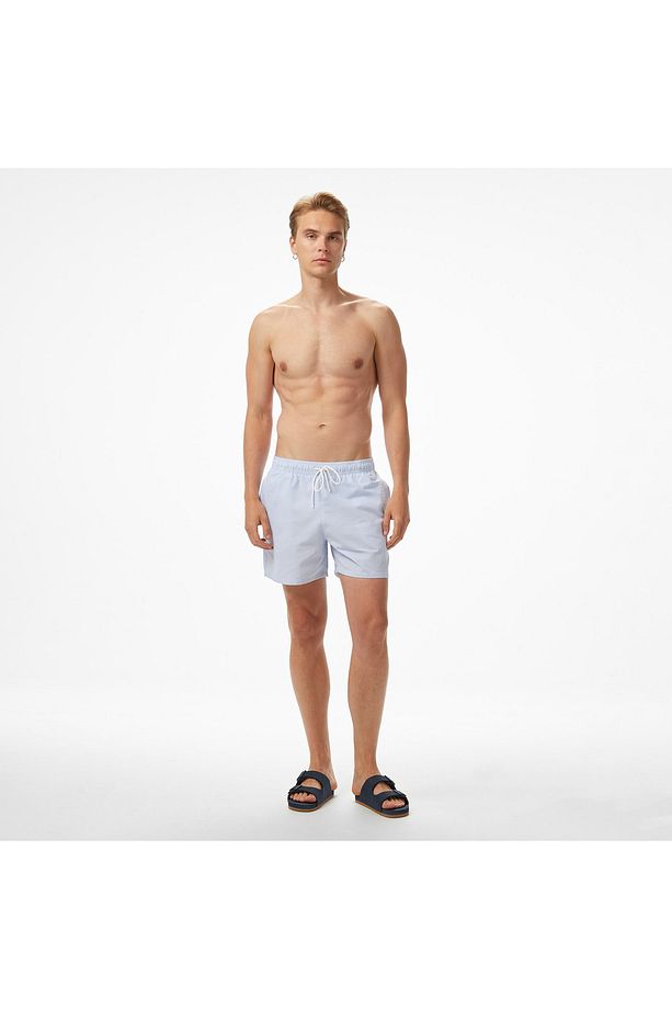 Medium Drawstring Erkek Mavi Mayo - 1