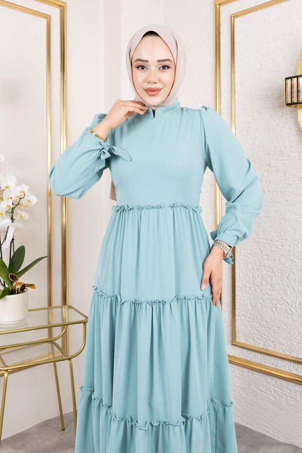 Kat Kat Bible Elbise-Mint - 4