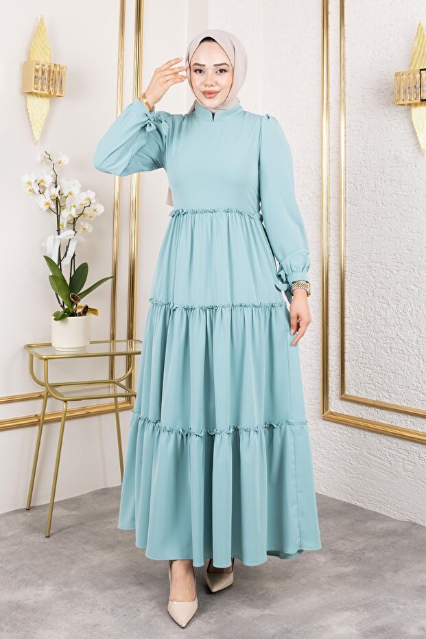 Kat Kat Bible Elbise-Mint - 6