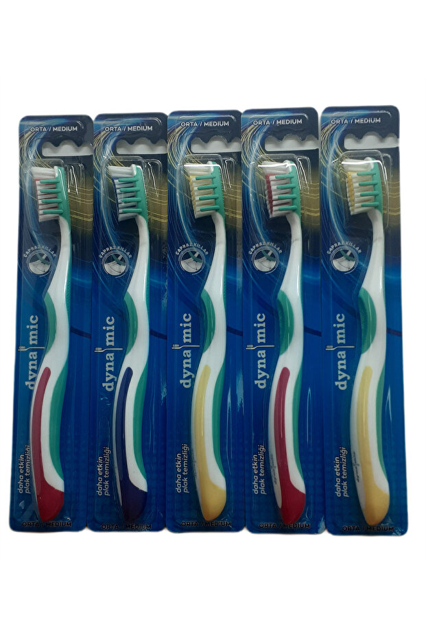 Toothbrush Medium Hard (Medium) X 5 Pcs - 1