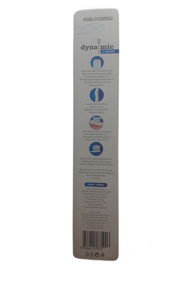 DİŞ FIRÇASI ORTA SERT( MEDİUM ) X 3 ADET - 3