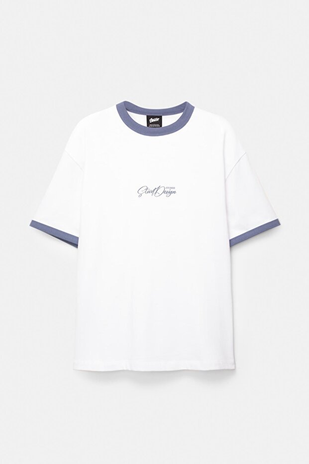 Kontrast fitilli STWD tişört - 6