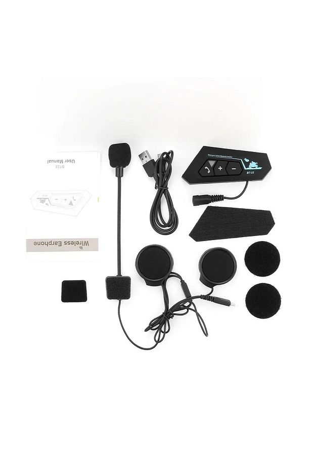 BT22 Intercom Bluetooth Kask Kulaklık – Motor Kurye ve Sürücüler İçin, Su Geçirmez, Gürültü Önleyici - 3
