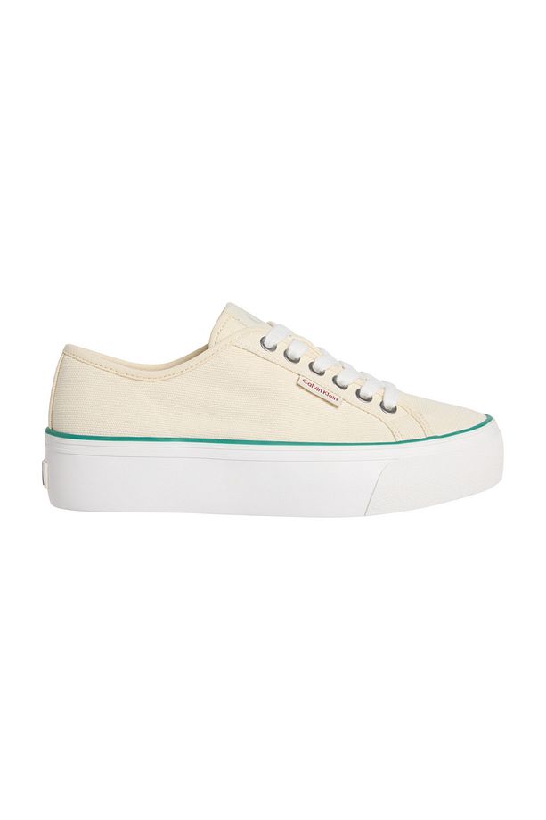 Vulc Flatform Ctn Logo Tag Sarı Kadın Sneaker - 1