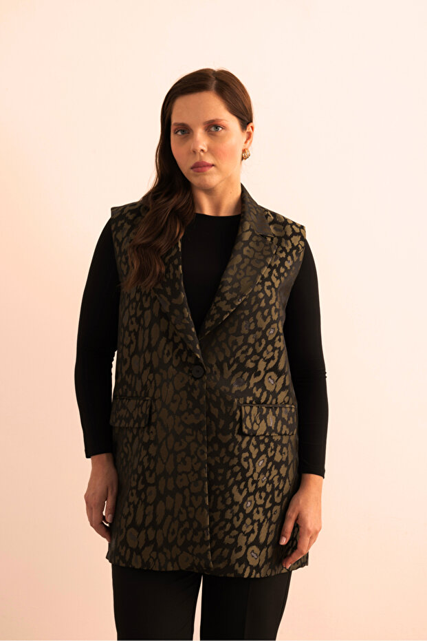 Özel Dokuma Kumaş Yelek - 4