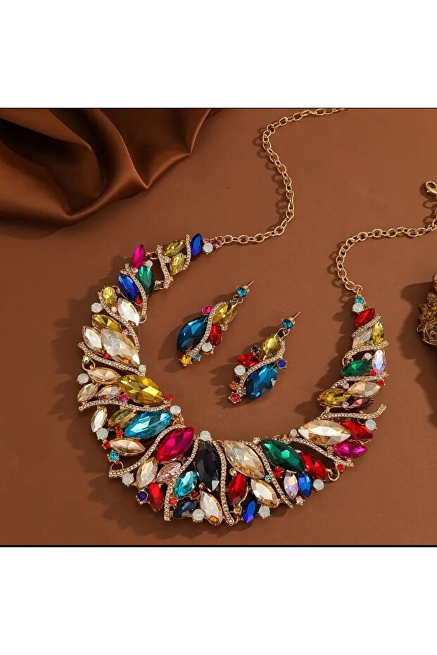 Renkli kolye seti - 3