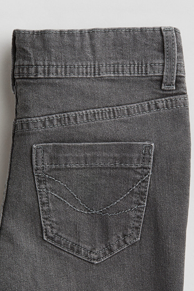 Flared Leg Low Jeans - 4